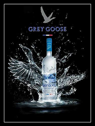 Metal Sign - Grey Goose Vodka Man Cave Bar Pub - 8X12Tin Sign
