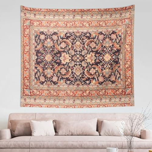 MYGANN Wanddekoration, antike, orientalische Kunst, für drinnen und draußen, 152 x 130 cm, für Tischdecken, Vorhänge, Sofabezüge