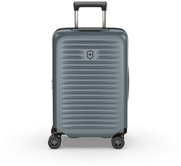Victorinox Airox Advanced Frequent Flyer Hardside Carry-On, Handgepäcktrolley, Leicht, Damen/Herren, 35 x 23 x 55 cm, 37 l, Erweiterbar, Grau