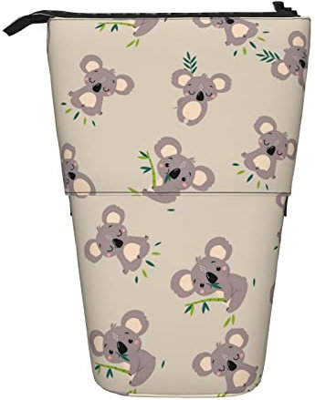 Teleskop-Federmäppchen, Koala-Stifttasche, Schreibwaren-Organizer, tragbar, für Büro, Schule, Teenager, Mädchen, mehrfarbig, Einheitsgröße, Kosmetiktasche