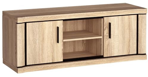 Lomadox Lowboard Fernsehschrank 137cm in Sonoma Eiche