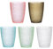 sourcing map 10oz Acrylic Drinking Glasses, 1Set Plastic Reusable Tumblers Drinkware Unbreakable Water Glasses Cups Stackable & Dishwasher Safe for Home Outdoors Restaurant, Mixed Color