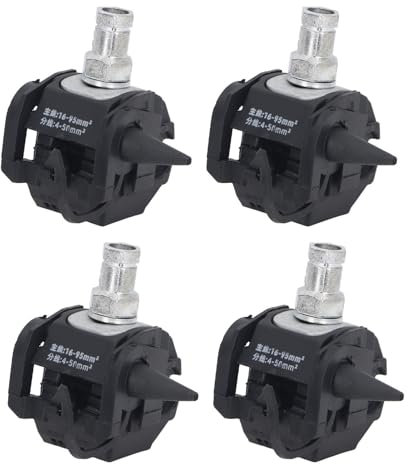 5 Pezzi Connettore Perforante Isolante Morsetto Perforante Senza Distacco Sdoppiatore Cavo Ad Alta Bassa Tensione Senza Morsetto Perforante Isolante 1KV, Connettore Diramazione