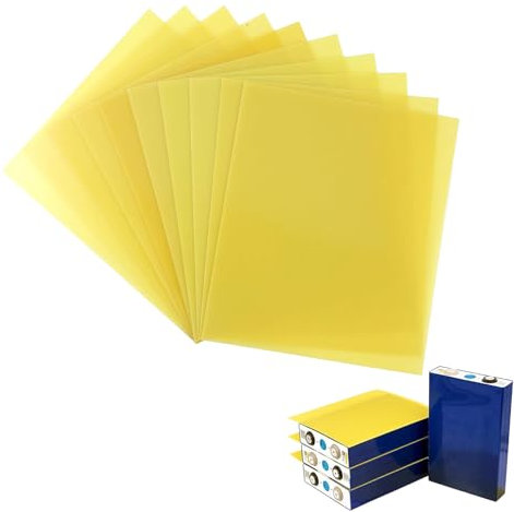 Fleymu 10 Feuilles Panneaux époxy 3240 FR-4, Batteries DIY Feuilles de Résine époxy 20.5cm*17.5cm*0.05cm, Plaque en Résine et Fibre de Verre Feuilles d'isolation, Plaque Isolante Thermique