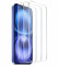 3 Piezas Protector Pantalla para iPhone 16, iPhone 15, iPhone 15 Pro Cristal Vidrio Templado HD Clara Antiarañazos Antihuellas Sin Burbujas Dureza 9H Completo 6,1 Pulgadas Transparente Resistente
