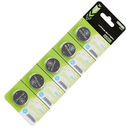 kwoifioy Pack Of 5/10 2032 3V Lithium Button Cell Batteries 2032 Batteries For Watches Toy And Small Electronics Everyday Use