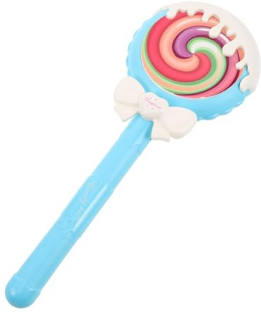 QUMIIRITY Cartoon Lollipop Mit Musik Und Licht Leuchtender Zauberstab Für Junge Mädchen Spaßspielzeug Für Geburtstagsfeiern Kreative Rollenspiele Und Prinzessinnen-Abenteuer