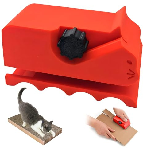 WOUYTPE Cortadores de Cartón para Rascar Gatos, Cortador de Cartón para Gatos, Herramientas de Corte de Reciclaje De Cartón, para Cortar a Mano Cartón para Camas de Gato Hechas a Mano, etc