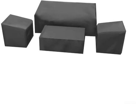 Ensemble complet de 4 housses de meubles de terrasse pour extérieur Design réglable avec protection robuste