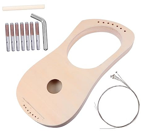 EPIGEIST Holz Diy Herstellung Material Für Junge Mädchen Musikinstrumente Bastelset Selbstbausatz Mit Saiten Für Früherziehung Und Kreativen Spaß