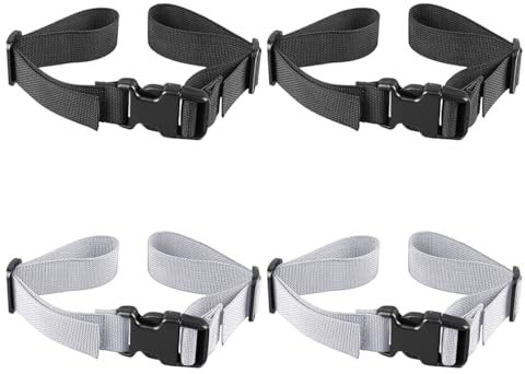 4-Teilige Rucksack-Schultergurt-Schnalle, Druckablagerung Und Anti-Rutsch-Einfügenschnalle, Elastisches Rucksack-Brustgurt, Rucksackzubehör, Geeignet Für Wandern Und Reisen.