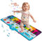 COSTWAY Tappetino Musicale per Bambini, Tappeto Pianoforte con 8 Suoni di Strumenti, Tastiera Colorata e Musica Integrata, Giocattolo Educativo per Bambini 3+ Anni