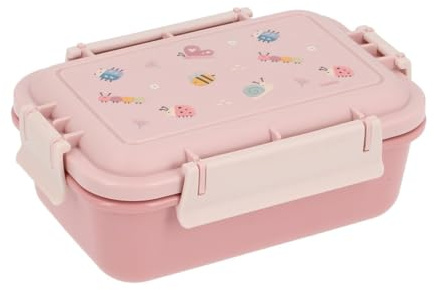 Tutete Kids Lunch Box 900ml - Airtight School Lunch Box, Microwave and Dishwasher Safe, Ideal for Park, Picnic and School, BPA Free, Secure Closure | Bugs