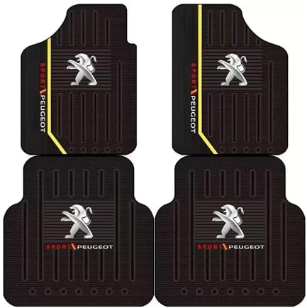 CIHAQQ Tapis de Sol Voiture pour Peugeot RCZ 405 307 308 505 406 308 1007 4008 4007, Antidérapants Imperméable Tapis Voiture Tous Temps pour Voiture Protection Contre Intérieur Voiture