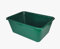 Wanne grün Futterwanne 65 Liter lebensmittelecht - Plastikwanne Wassertrog Kunststoffwanne 70x45 cm