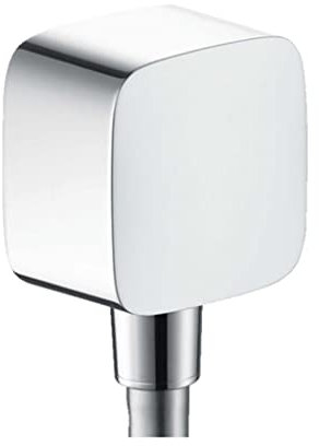 hansgrohe Fixfit Schlauchanschluss mit Rückflussverhinderer, Chrom, Klein, 1.00