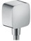 Hansgrohe 26457000 FixFit Toma de Agua con válvula Anti-Retorno, Cromo