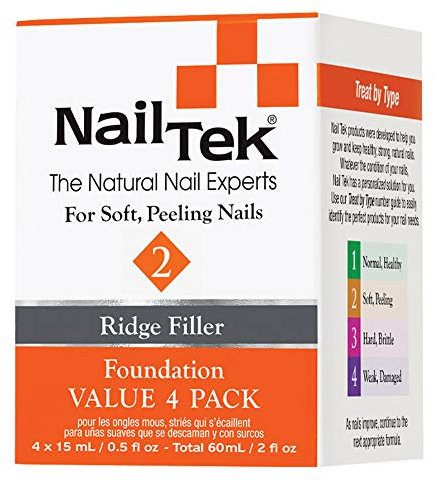 Nail Tek Nail Treatment - Ridge Filler - Foundation II - 15ml / 0.5oz