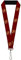 Buckle-Down Unisex-Erwachsene Lanyard-1.0-The Flash Logo5 Burgundy/Golds Schlsselanhnger, Mehrfarbig, Einheitsgröße
