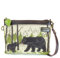 CHALA Mini-Crossbody/Geldbörse mit umwandelbarem Riemen, stilvoll, kompakt, vielseitig, Bear Mini Crossbody, Small