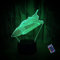 Optische Täuschung 3D Rakete Nacht Licht 16 Farben Andern Sich Fernbedienung USB-Strom Touch Schalter Dekor Lampe LED Lampe Tisch Kinder Brithday weihnachten Geschenk