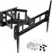 Ribelli® TV Wandhalterung Schwenkbar Neigbar max.VESA 600x400mm für 32 – 84 Zoll, TV Halterung, Flach & Curved Fernseher oder Monitor bis zu 50kg