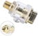 Oiler Lubricator Inline Oiler Mini Brass Automatic Oiler for Air Compressor Pipe Tool (1/4 BSP)