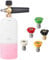 Pressure Washer Foam Cannon, 1L Adjustable 1/4 Quick Release Snow Foam Lance Gun Soap Dispenser Bottle with 5Pcs Pressure Washer Spray Nozzle Tips for Car Washing, Yard Cleaning