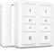 IYOKI® Classic Switch Cover for Philips Hue Dimmer V1, Compatible with Hue Switch Cover, Remote Light Switch Plate Adapter, 2-Gang (2-Pack)