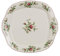 Vassoio in Ceramica Bianca Shabby Chic Elegante - Accessori Tavola Collezione Moss Rose