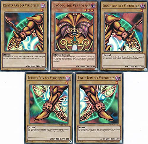Konami - Yu-gi-oh! Exodia-Set - Ultra Rare - Deutsch - 2. Auflage