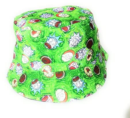 KGM Cooler Cartoon-Gesichtsdruck für Festivals, Feiertage, Sonnenhut, Gesichter, Einheitsgröße