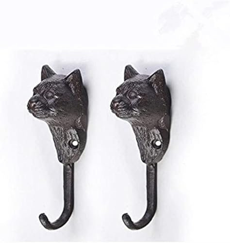 TentHome Crochet Mural Patere Muraux Rangement Outils Garage, Support Plantes Jardiniere Balcon, Porte Manteau Patère Murale pour la Maison a Visser, Suspension Porte Plante Interieur Exterieur Noir