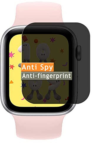 Vaxson TPU Pellicola Privacy, compatibile con Apple Watch SE 2 GEN 2 40MM, Screen Protector Film Filtro Privacy [Non Vetro Temperato]