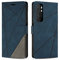SONWO Hülle für Xiaomi MI Note 10 Lite, Premium PU Leder Handyhülle Flip Case Wallet Silikon Schutzhülle Klapphülle für Xiaomi MI Note 10 Lite, Blau
