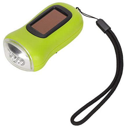 Linterna Solar Manivela Linterna Recargable con Energía Solar Luces de Emergencia LED Mini Antorcha Ideal para Acampar Escalada Al Aire Libre Mochila Senderismo