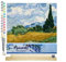 Figured'Art Malen Nach Zahlen Erwachsene Mit Rahmen Van Gogh - Himmel - Paint by Numbers Basteln DIY Bastelset 40x50cm Mit Keilrahmen (nicht gespannt)