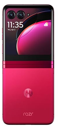 Motorola RAZR 40 Ultra 5G RAM 8GB, 256GB Viva Magenta, Smartphone sbloccato, schermo 6,9, batteria 3800 mAh, caricabatterie, cavo, custodia protettiva, versione FR