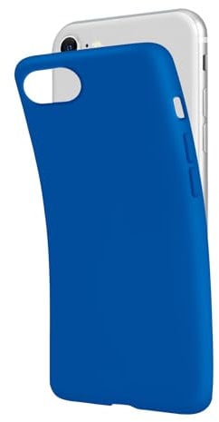 SBS iPhone SE 2022/SE 2020/8/7 Blau Pantone 2145C Hülle, Soft Flexible Kratzfeste Handyhülle Dünn Bequem in der Tasche Tasche Hülle Kompatibel mit Wireless Charging