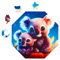 Milliwood Holzpuzzle - Kylo Koala with Mommy - 46 Teile - Puzzle Winter ab 4 Jahren - Mandala Puzzle für Erwachsene und Kinder - Jigsaw Puzzle aus Holz 29x29 cm - Puzzle Natur mit Holz Geschenkbox