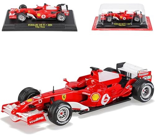 Ixo Ferrari F1 248 2006 Felipe Massa mit Sockel 1/43 Modell Auto