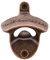HAIICEN Old Fahsion Wall Mounted Bottle Opener, Post Mounted Take Your Bottle Top Off Beer Cap Opener for Patio Carbinet