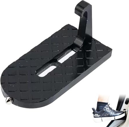 MQWDGJ Auto Türstufe, Klappbarer Auto Türpedal, Türstufe Trittbretter mit U Haken Verriegelung, Door Step, Auto Pedal Türstufe für SUV, RV, Geschäftsauto, Familienauto