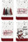 Artoid Mode Rot Schwarz Büffelkaro Schneemann Bäume Weihnachten Küchentücher Geschirrtücher, 42x65 cm Schneeflocken Deko Polyester Handtücher 4er Set