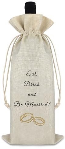 Ximalun Wedding Gifts for Couple Wine Bag Wedding Gifts for Bride and Groom Wine Bottle Bag Gifts for Newly Married Couples Lovers Wedding Friends Honeymoon Gift for Him Her Marriage Gift