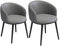 Sessel aus Kunstleder mit bequemem, gepolstertem Sitz, Esszimmerstühle für Wohnzimmer, Lounge, Büro, Empfang, Restaurant