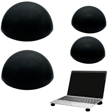 Hemisphere Pad para refrigeración de laptop, pequeña almohadilla de hemisferio de silicona portátil para enfriar, soporte de refrigeración antideslizante multifuncional, elevador de hemisferio estable