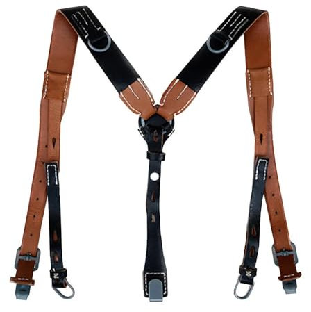WW2 Deutscher Y-Strap Koppeltragegestell Für Infanterie M1942 Kampf-Rindsledergürtel Nachbildung WWII Lederausrüstung