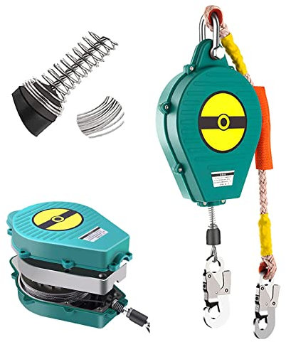 Línea de vida autorretráctil de protección contra caídas para gran altitud, cuerda de seguridad retráctil con cable de protección contra caídas, equipo de protección contra caídas para construcción d