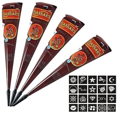 4 pezzi henné, henné marrone, lentiggini, hennè, henné, lentiggini, henné, lentiggini, matita lentiggini, henné rosso, henné Freckles, henné rosso-marrone, lentiggini